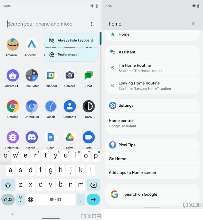 Android 12 Beta 4带来了更快的搜索体验