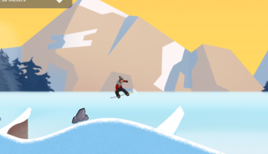 雪山冲刺滑雪运动模拟器苹果版