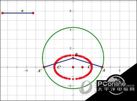 几何画板怎么画半个椭圆 绘制方法先容