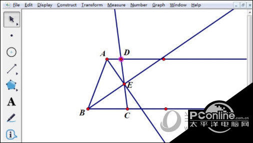 几何画板如何从结论出发画几何图形 绘制方法先容