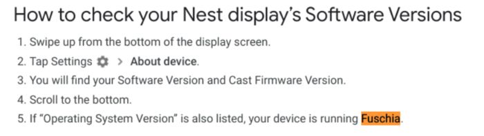 谷歌 Fuchsia OS 已向初代 Nest Hub 推出