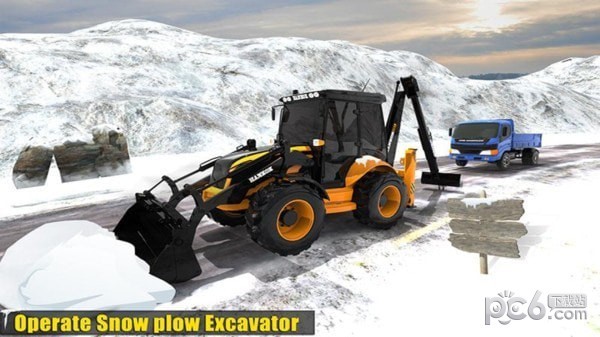 雪地挖掘机