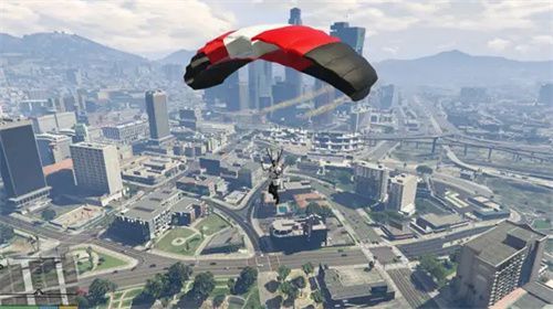GTA5降落伞怎样打开